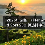 2026年必备：Filter and Sort SEO 筛选排序SEO全攻略揭秘（图1）