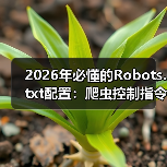 2026年必懂的Robots.txt配置：爬虫控制指令设置完全指南（图3）