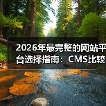 2026年最完整的网站平台选择指南：CMS比较与技术栈分析（图1）