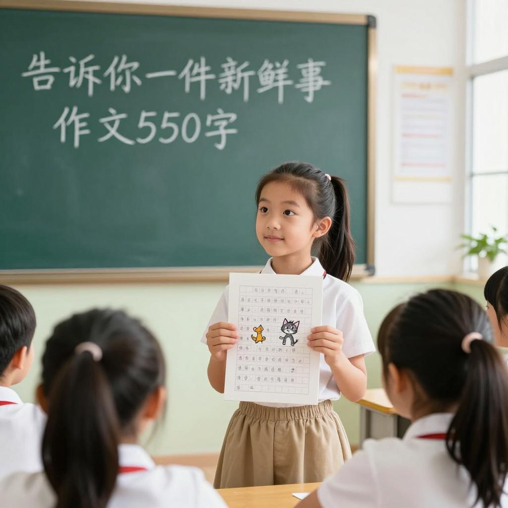 告诉你一件新鲜事作文550字第二张图