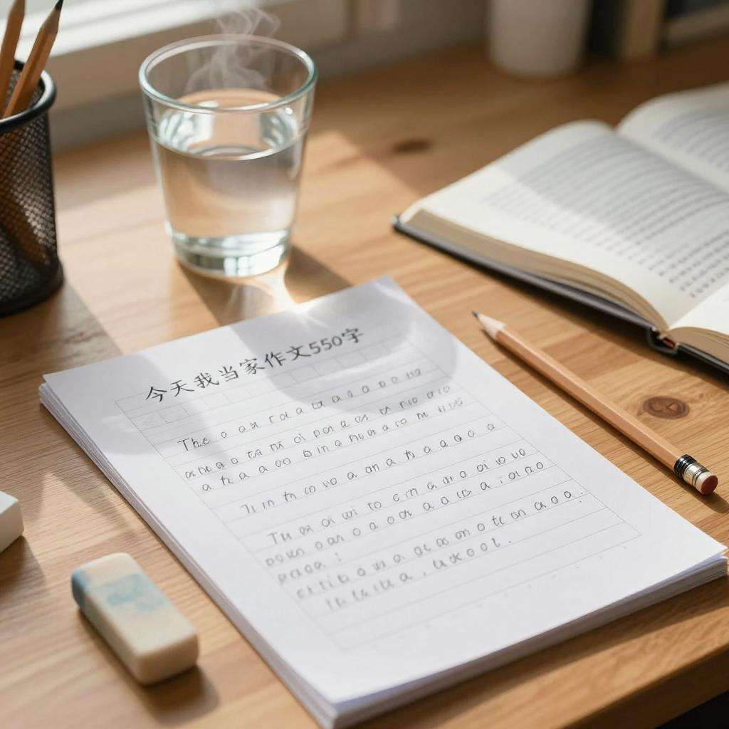 今天我当家作文550字第二张图