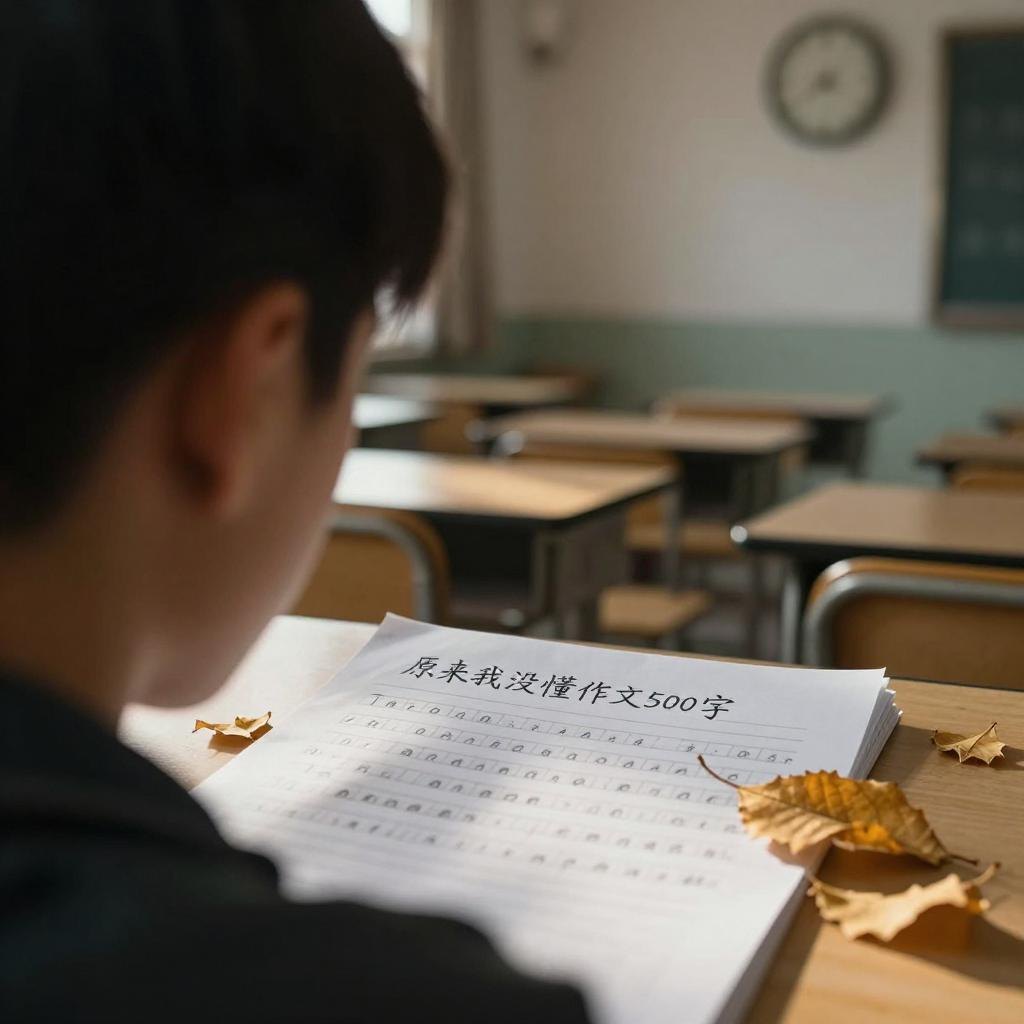 原来我没懂作文500字第一张图