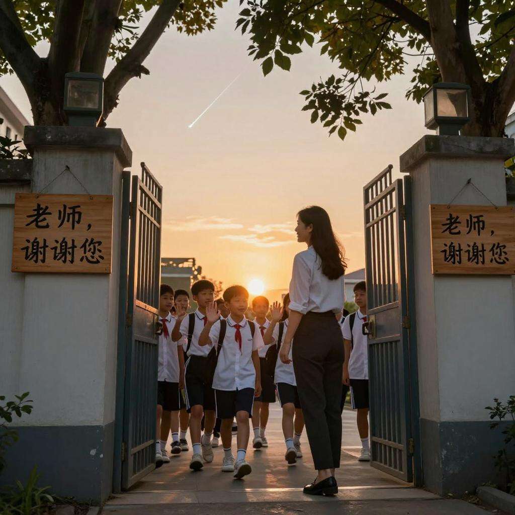 老师，谢谢您作文500字第三张图