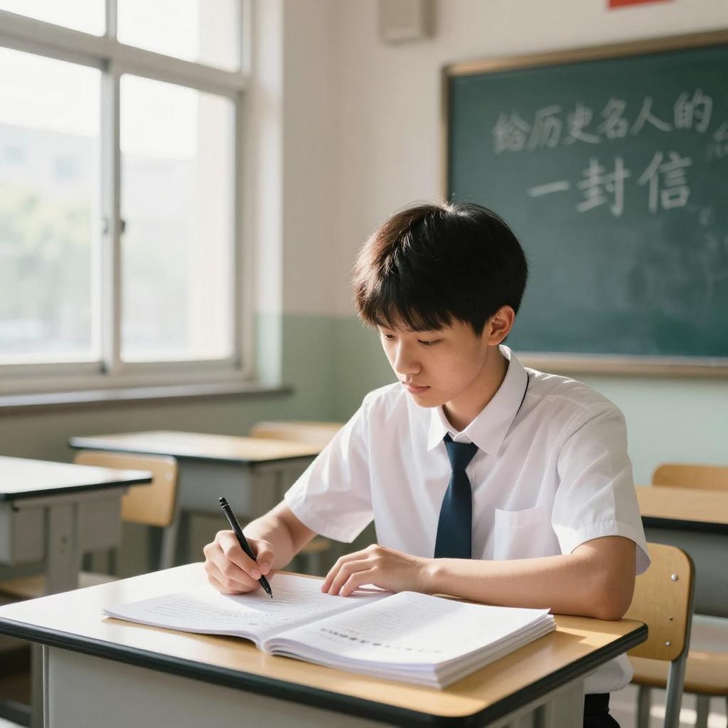 给历史名人的一封信200字作文第一张图