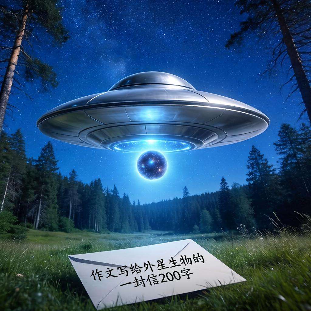 作文写给外星生物的一封信200字第一张图