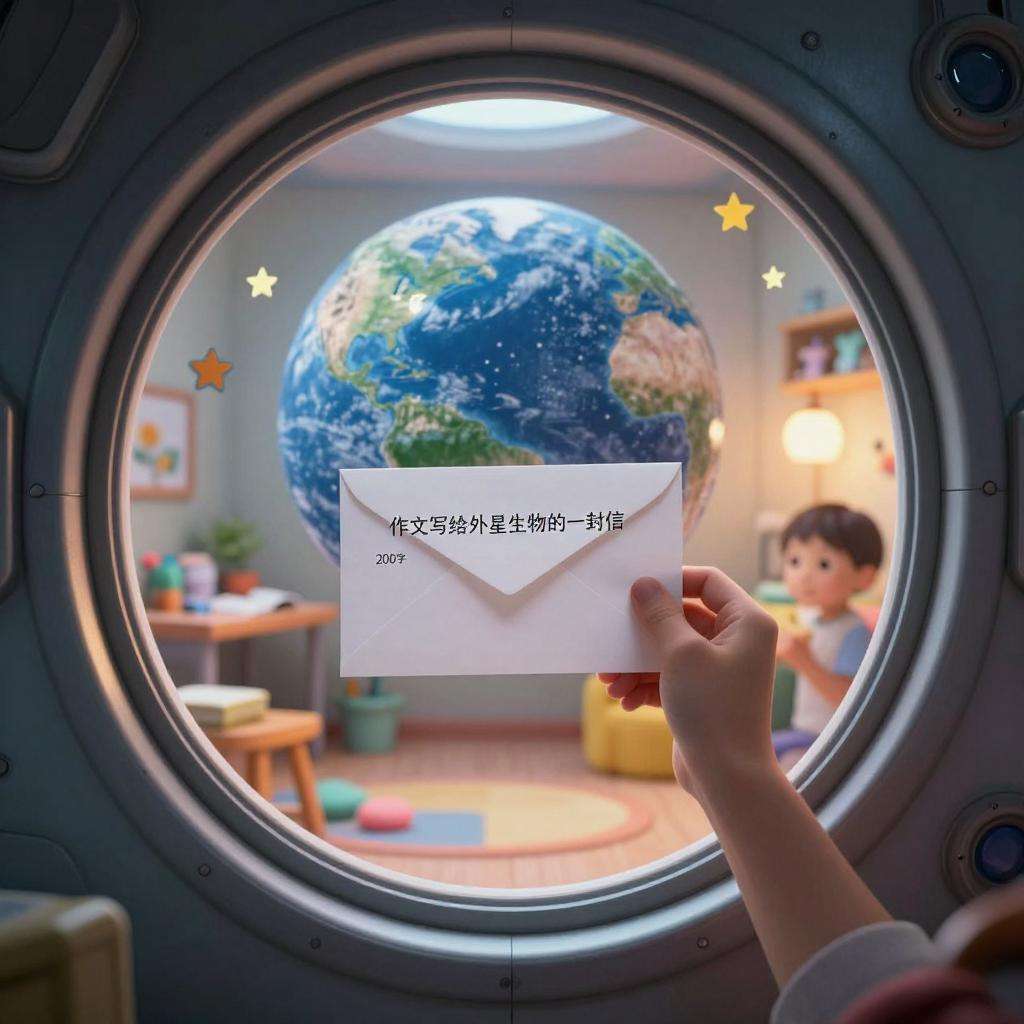 作文写给外星生物的一封信200字第三张图