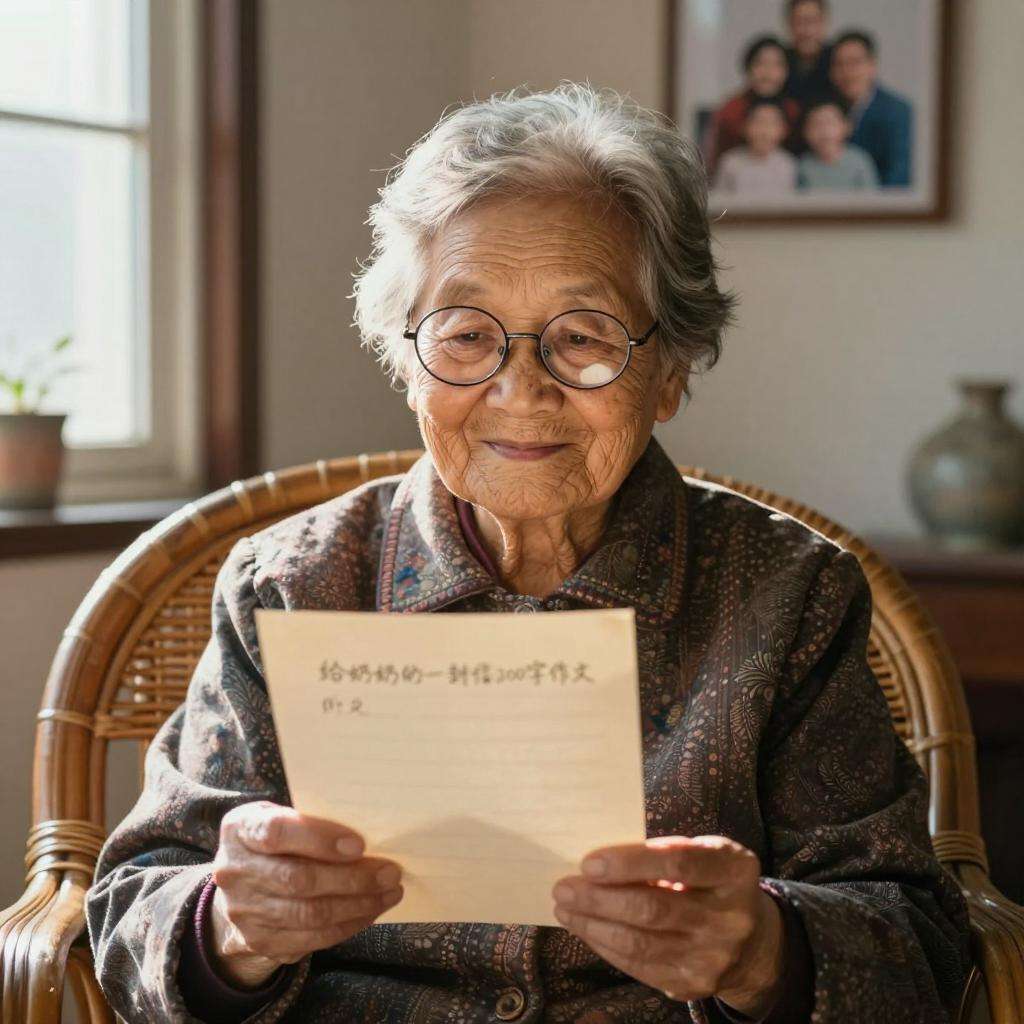 给奶奶的一封信200字作文第一张图
