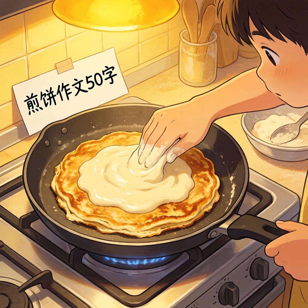 煎饼作文50字第一张图