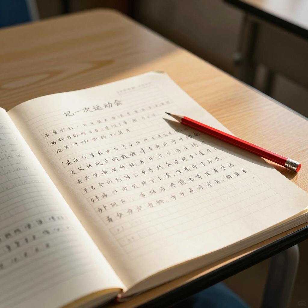 记一次运动会作文50字第一张图