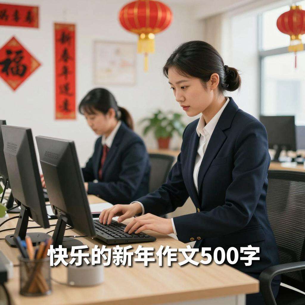 快乐的新年作文500字第一张图