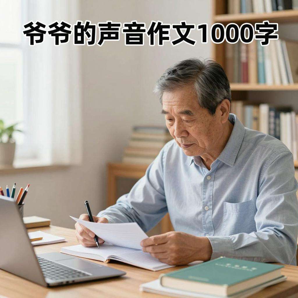 爷爷的声音作文1000字第一张图