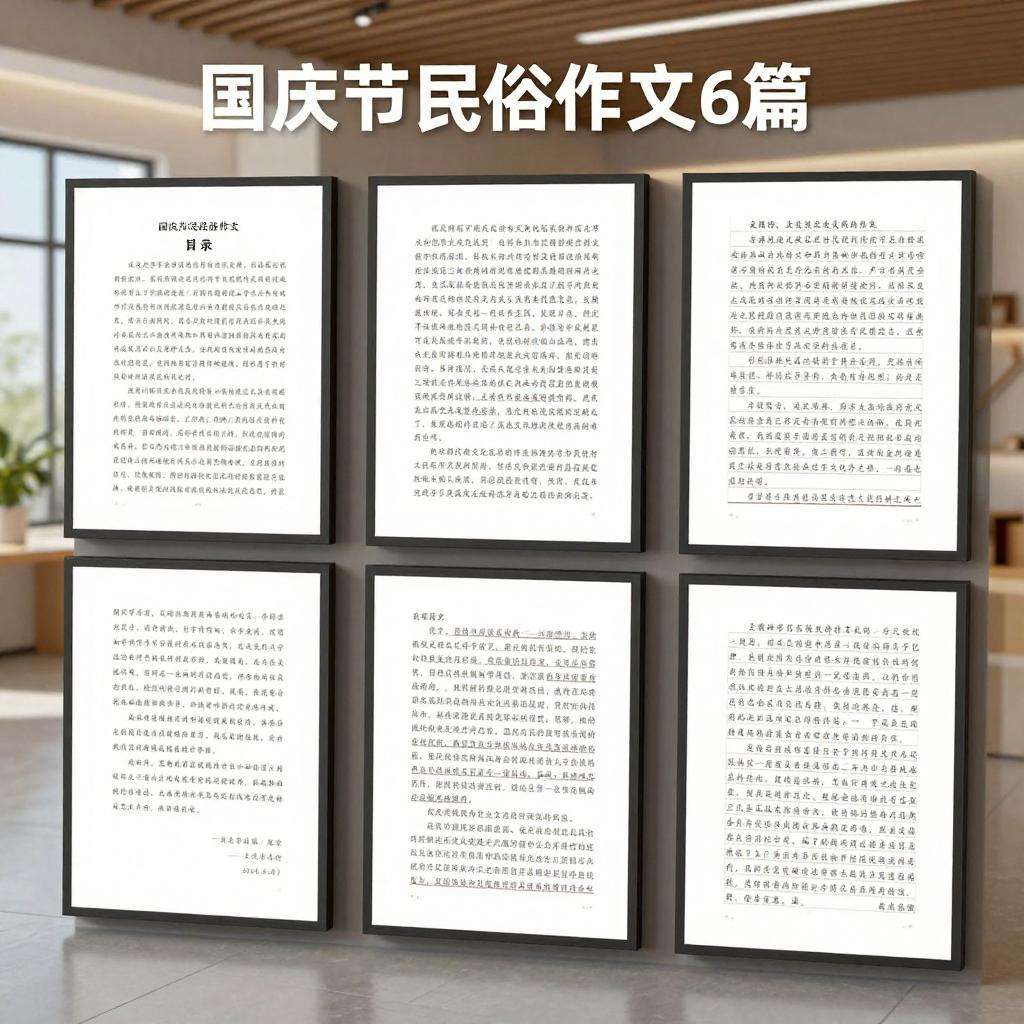 国庆节民俗作文6篇第三张图