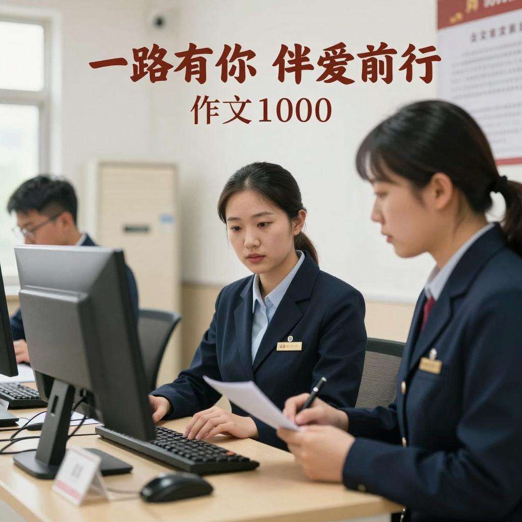 一路有你，伴爱前行作文1000字第一张图
