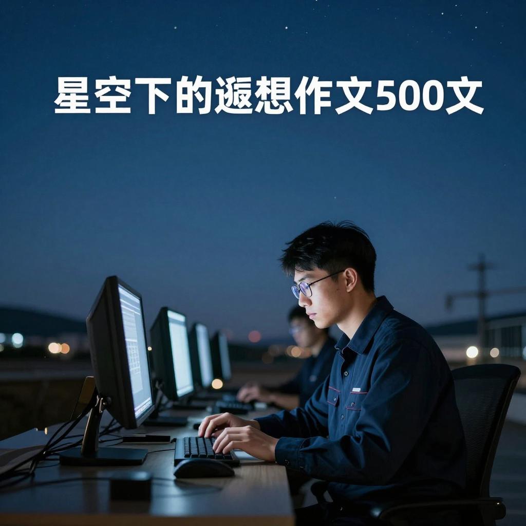 星空下的遐想作文500字第一张图