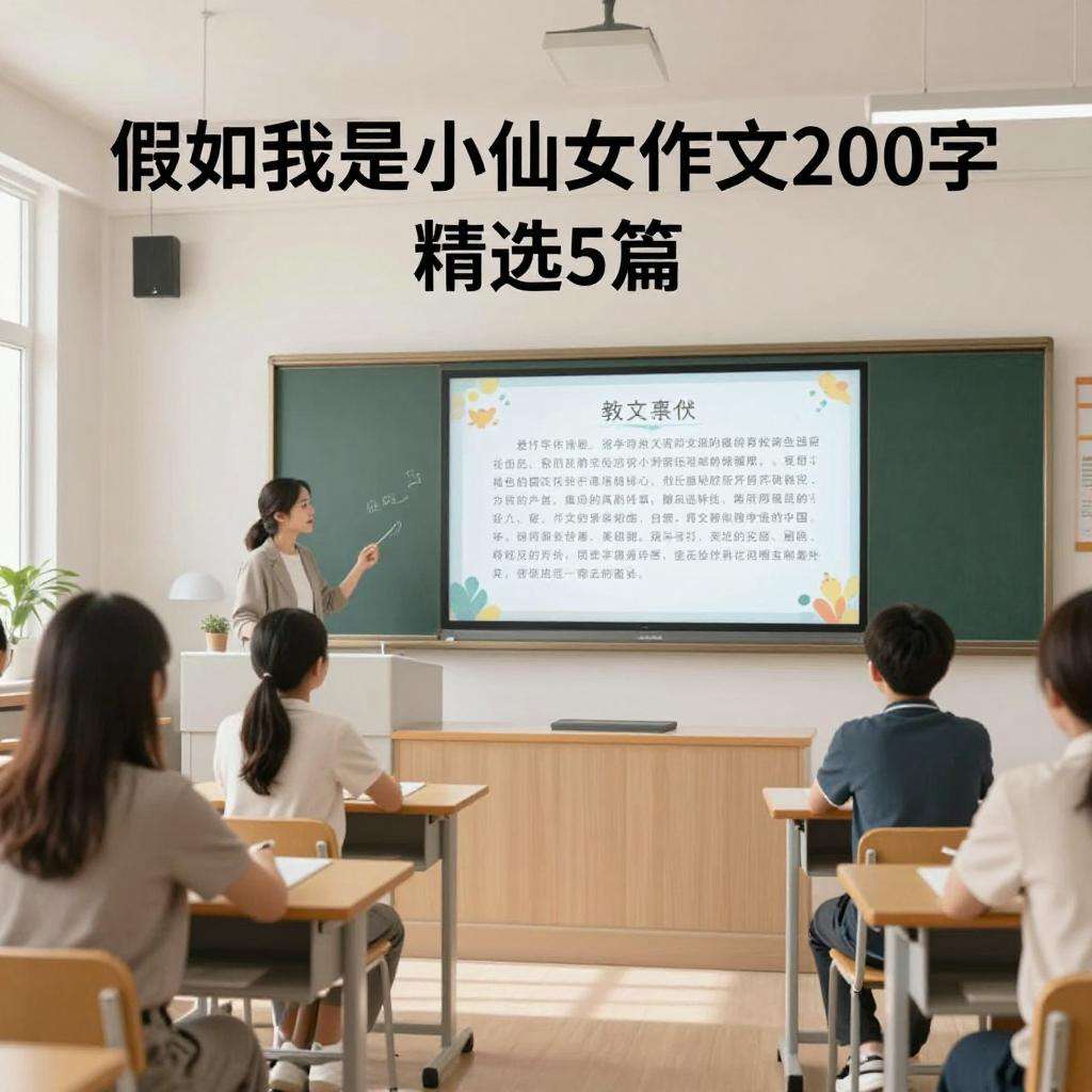 假如我是小仙女作文200字(精选5篇)第三张图