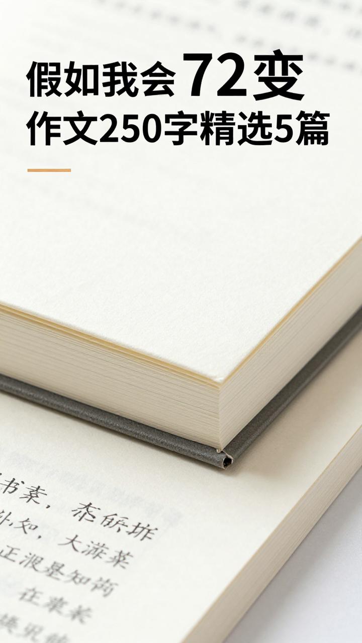 假如我会72变作文250字(精选5篇)第二张图
