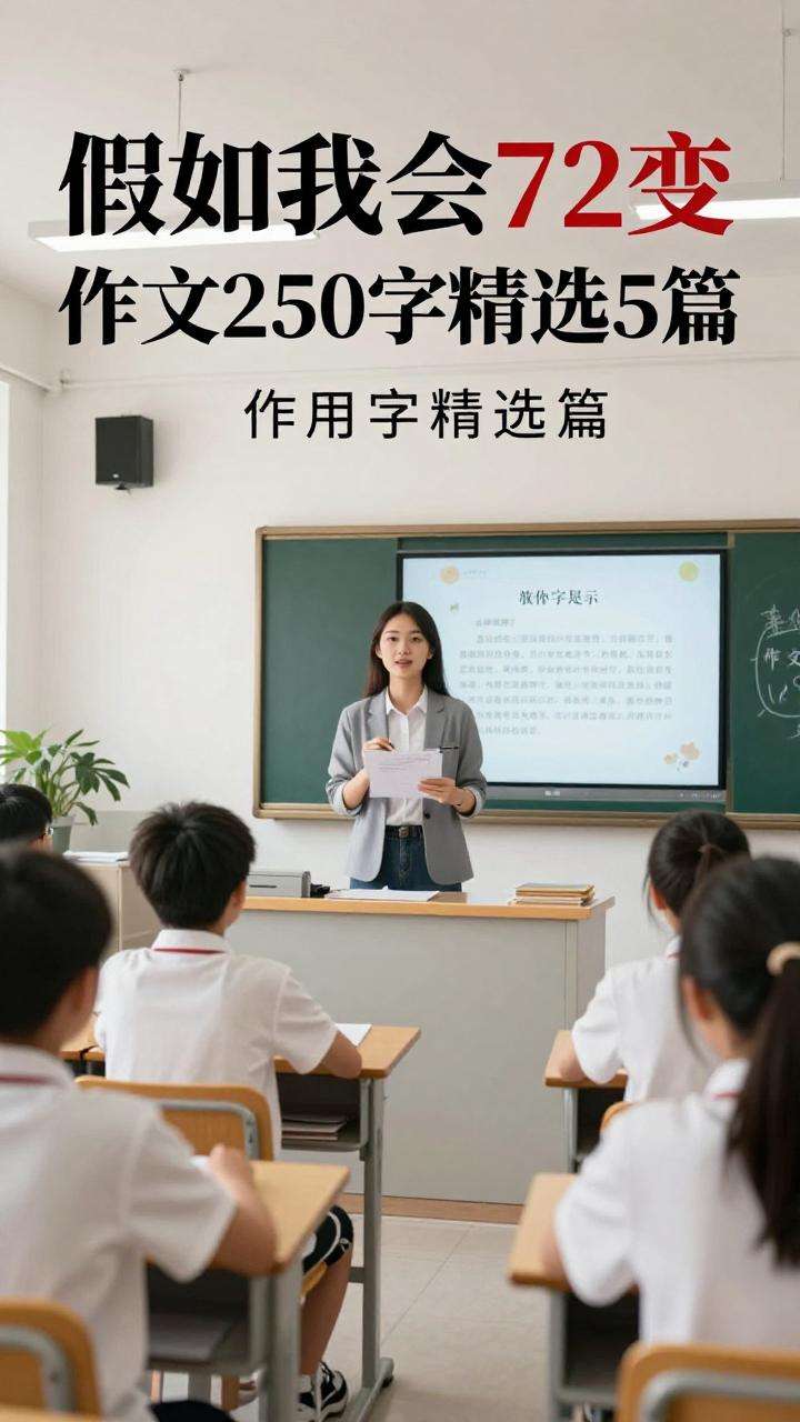 假如我会72变作文250字(精选5篇)第三张图