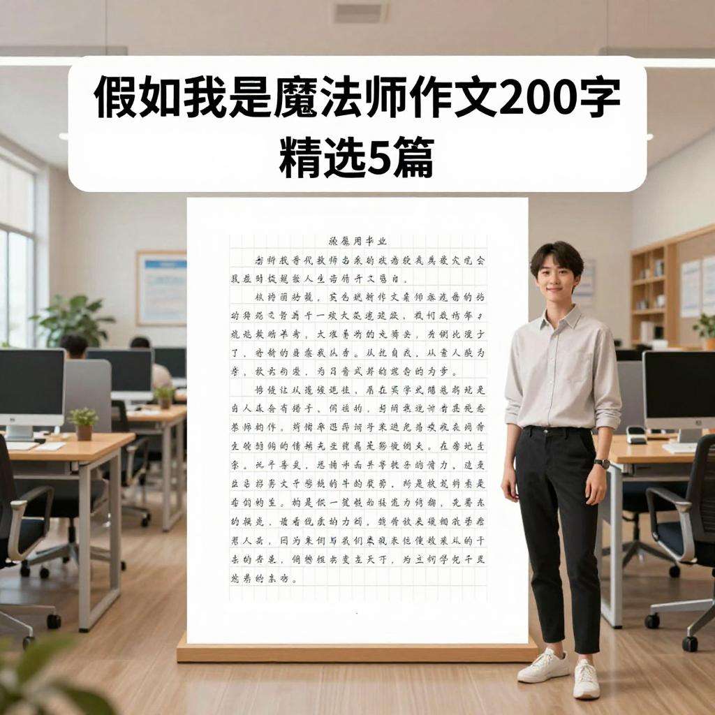 假如我是魔法师作文200字(精选5篇)第三张图