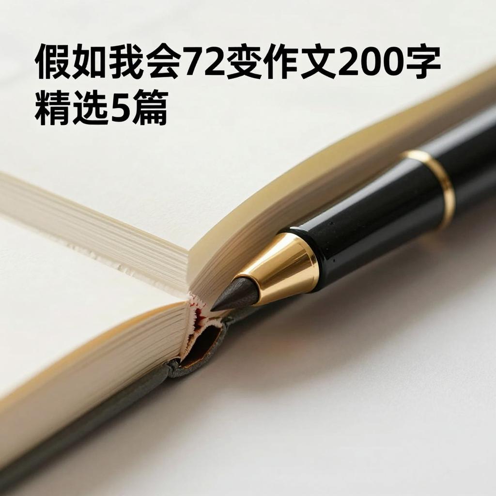 假如我会72变作文200字(精选5篇)第二张图