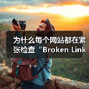 为什么每个网站都在紧张检查“Broken Link Checking 失效链接检查”？事实上，失效链接已经由潜在的隐形坑变成了站点用户体验和SEO的死穴！即使你（图1）