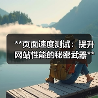 **页面速度测试：提升网站性能的秘密武器**（图2）