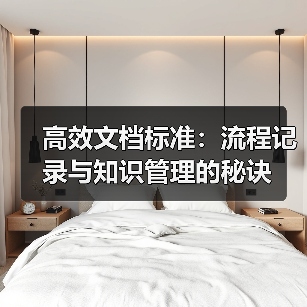 高效文档标准:流程记录与知识管理的秘诀(图4) 高效文档标准:流程记录与知识管理的秘诀(图4)