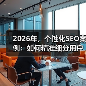 2026年,个性化SEO案例:如何精准细分用户实现流量爆发(图4) 2026年,个性化SEO案例:如何精准细分用户实现流量爆发(图4)