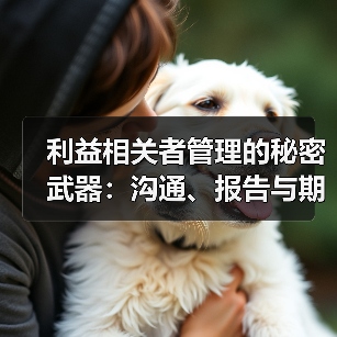 利益相关者管理的秘密武器:沟通、报告与期望管理的实战指南(图2) 利益相关者管理的秘密武器:沟通、报告与期望管理的实战指南(图2)