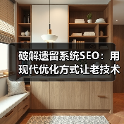 破解遗留系统SEO:用现代优化方式让老技术焕发新生命(图1) 破解遗留系统SEO:用现代优化方式让老技术焕发新生命(图1)