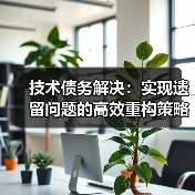 技术债务解决:实现遗留问题的高效重构策略揭秘(图3) 技术债务解决:实现遗留问题的高效重构策略揭秘(图3)
