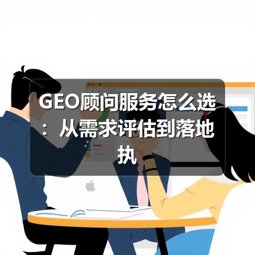 GEO顾问服务怎么选:从需求评估到落地执行的实用指南