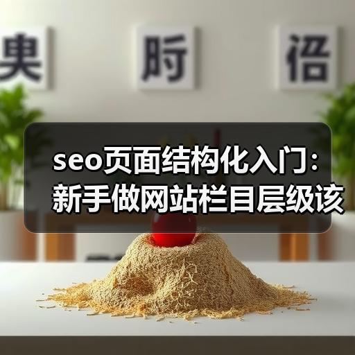 seo页面结构化入门：新手做网站栏目层级该怎么规划