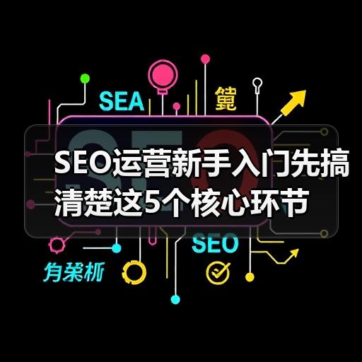 SEO运营新手入门先搞清楚这5个核心环节
