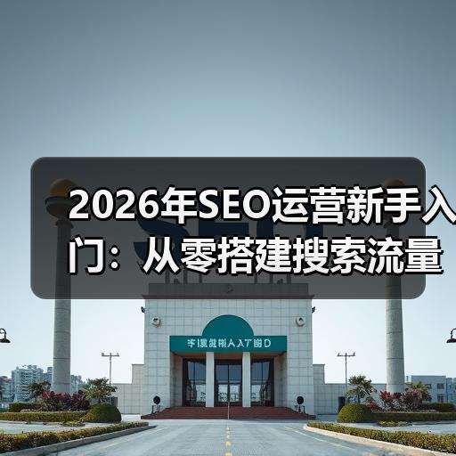 2026年SEO运营新手入门:从零搭建搜索流量体系的实操路径